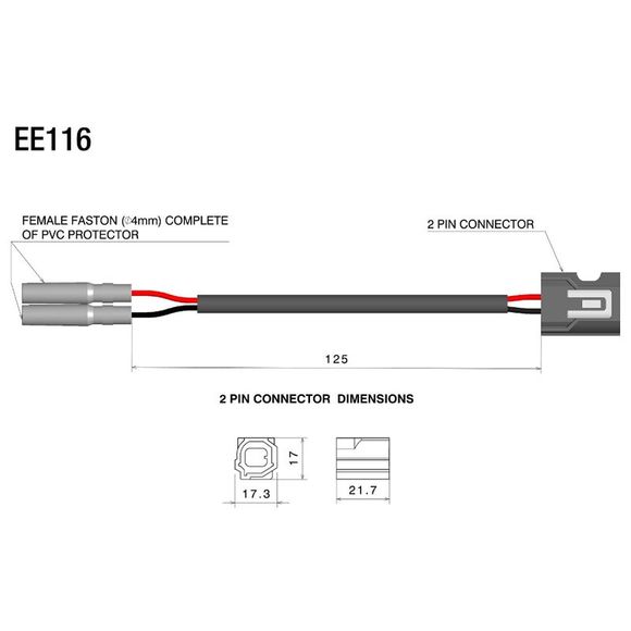 Rizoma resistance kit for Veloce L indicator and mirrorRef: rz0154 / ee116h