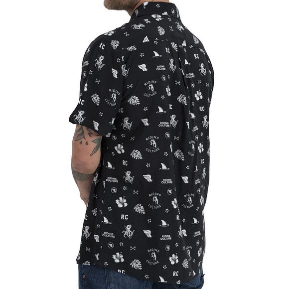 RIDING CULTURE OCEAN Short-Sleeve Shirt - BlackRef: RID0008
