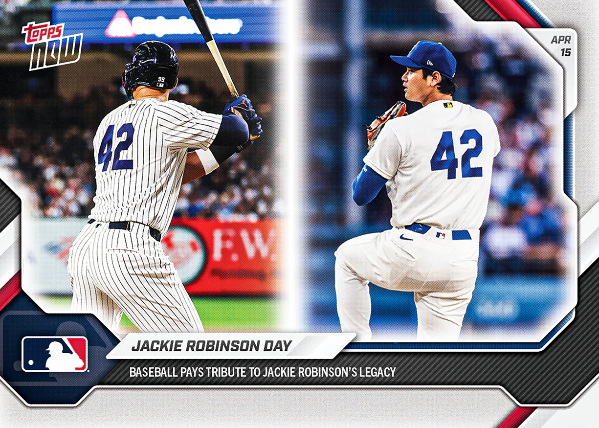 Jackie Robinson Day - 2026 MLB Topps NOW® - Card 87 (Net Profits Donated to the Jackie Robinson Foundation)