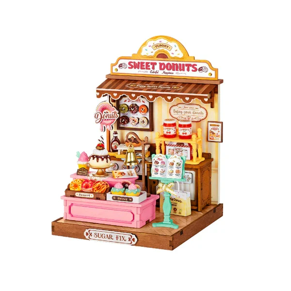 Rolife Sweetie's Donut Shop DIY Miniature House DS051