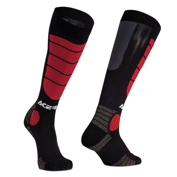 Acerbis mx impact black red mx socks - black / redRef: AE1182