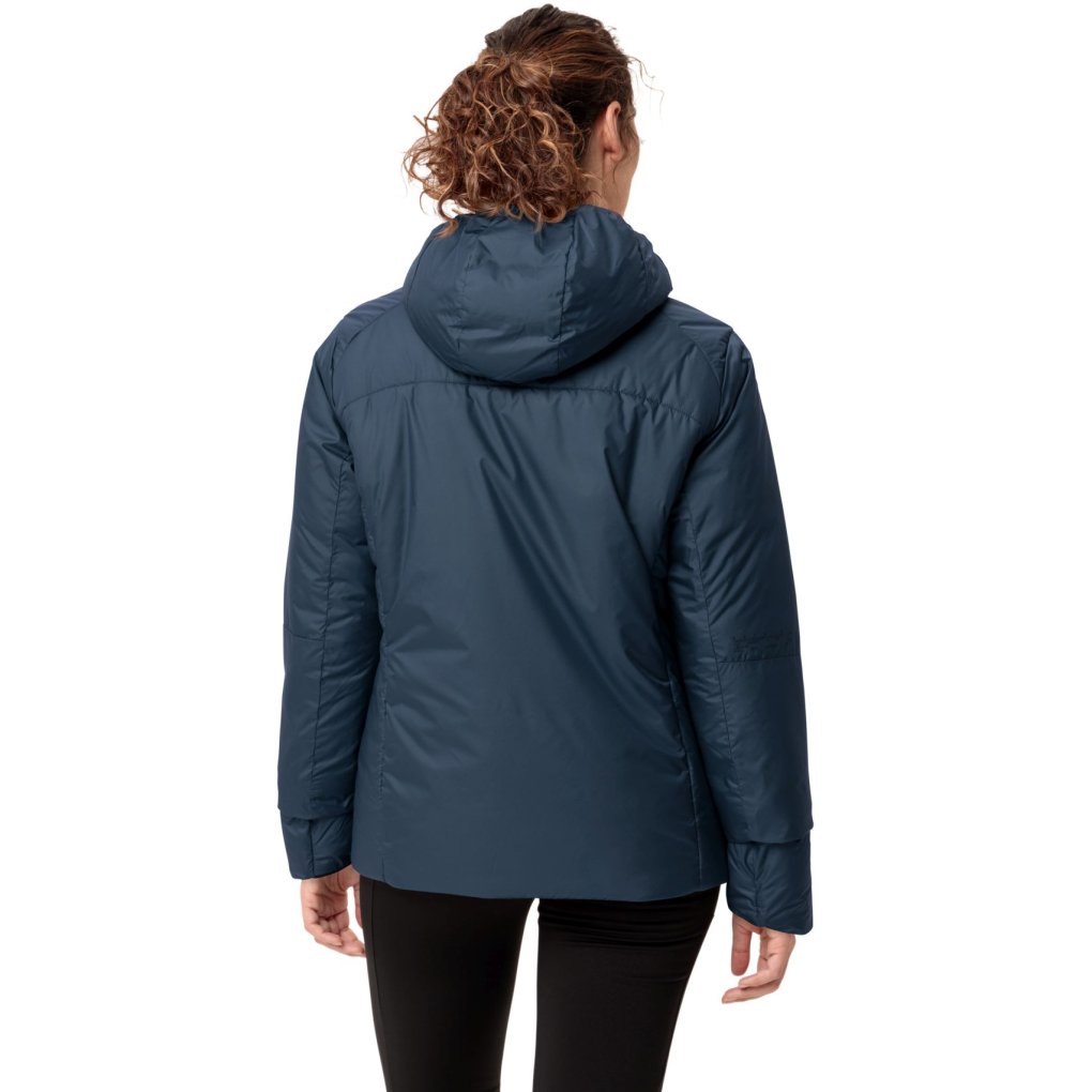 Vaude Neyland Hooded Insulation Jacket Women - dark sea