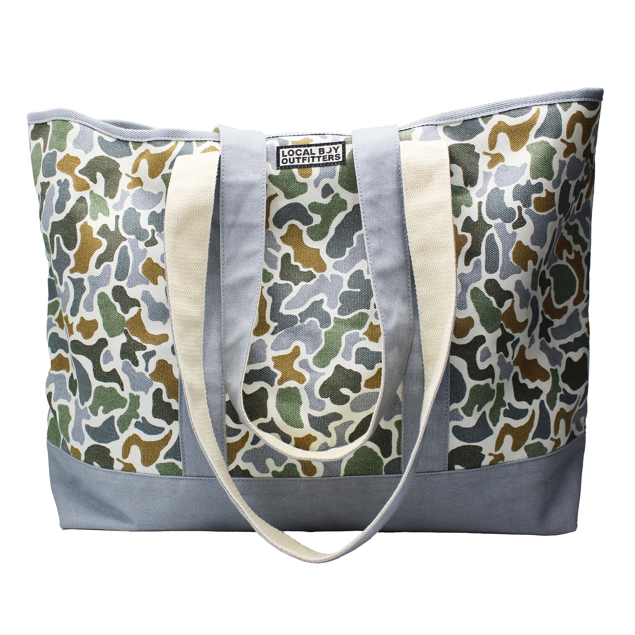 Localflage Bluff Slate Canvas Tote Bag