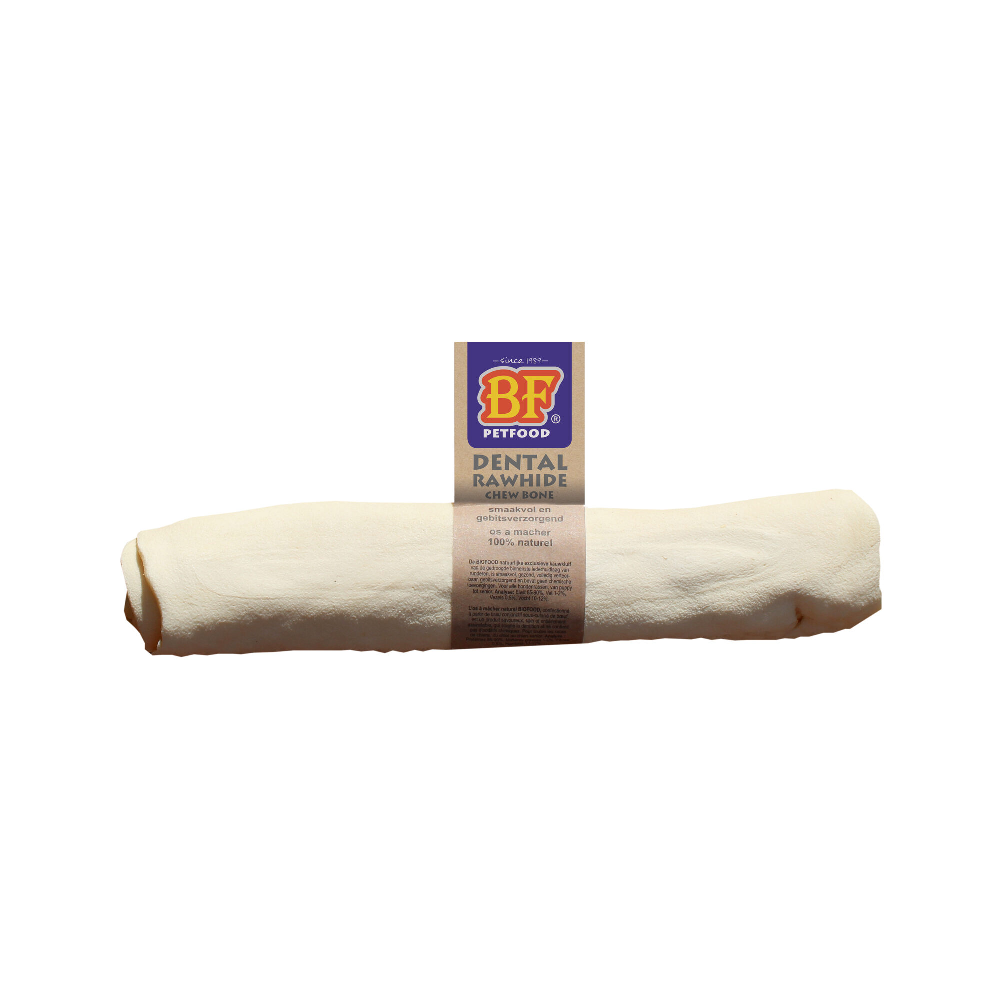 Biofood Chew Bone Rawhide Dental - Roll - Large - 3 x 1 Piece