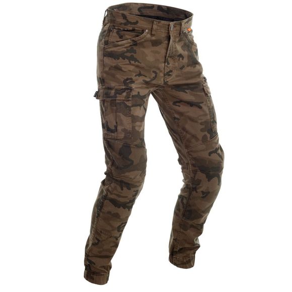 Jean Moto Richa Apache Lady Short - Slim - Beige / GreenRef: RC0816