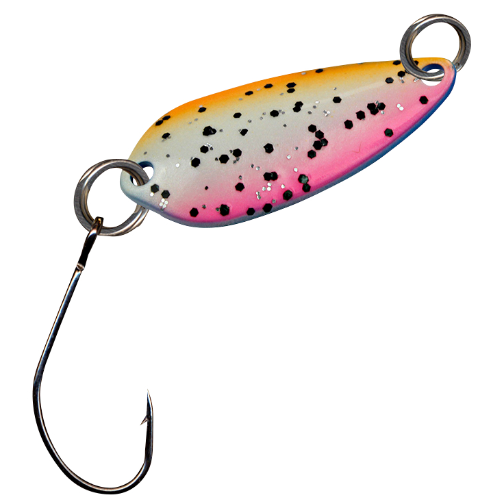 FTM Trout Spoon Wasp (White\/Blue UV)