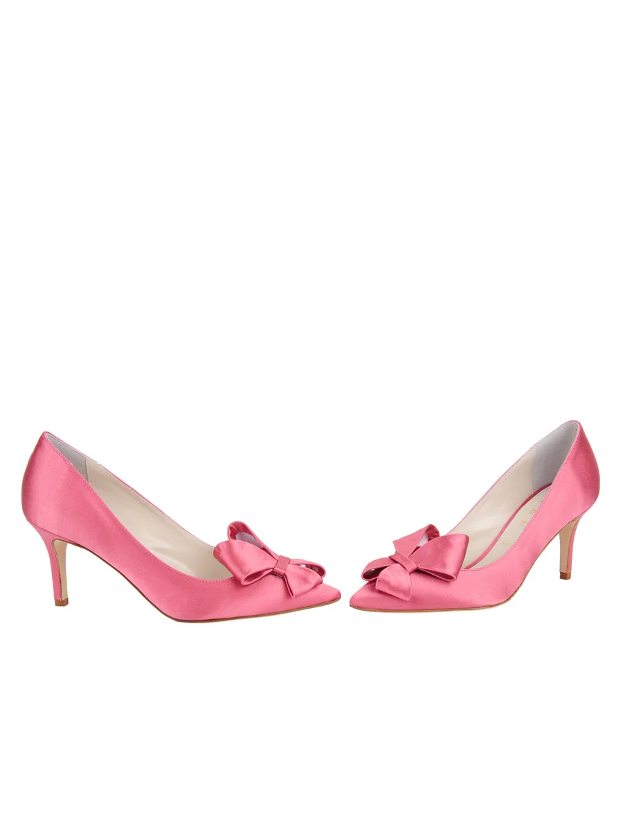 Caitlin Pointed Toe Pump Satin