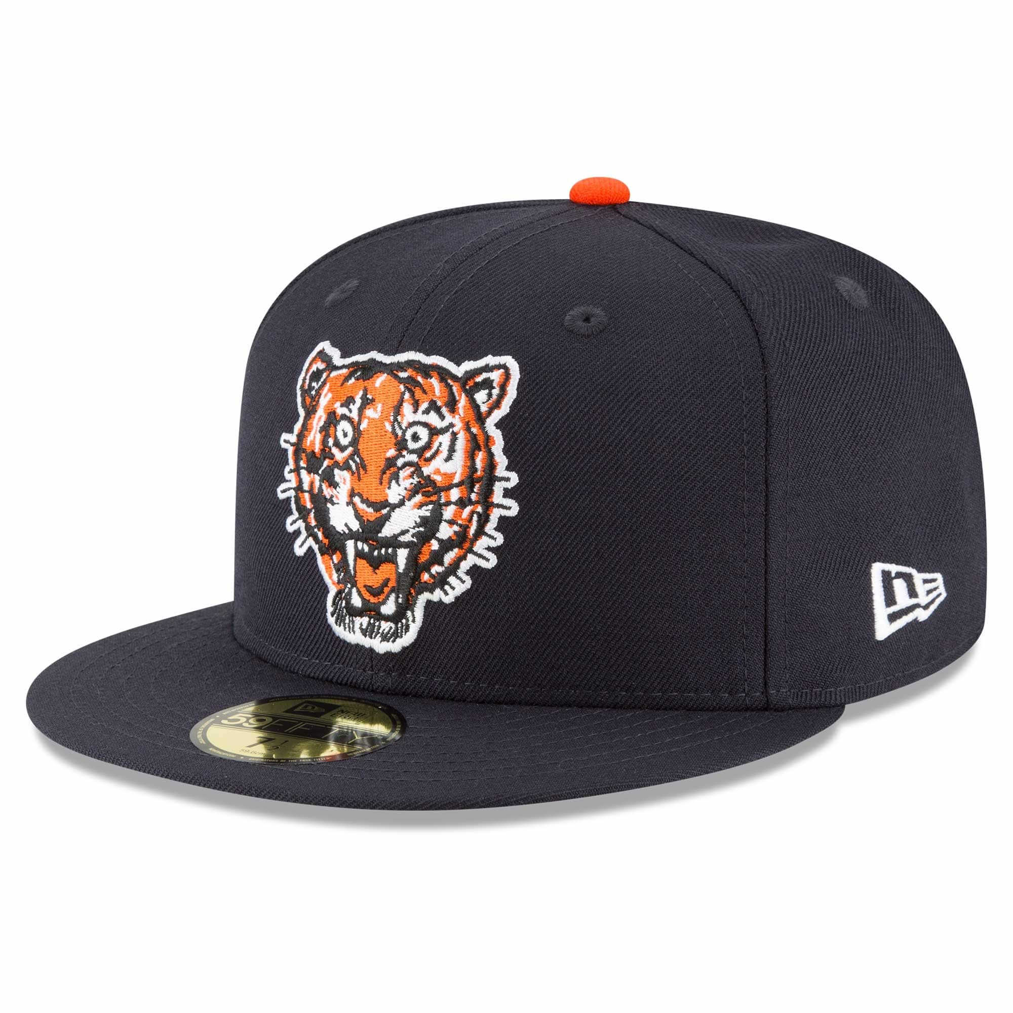 Detroit Tigers 1957 Cooperstown 59FIFTY Fitted MLB Cap Navy