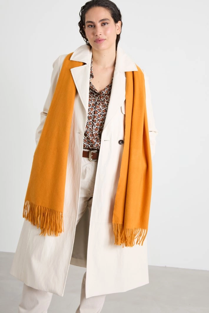 Light cloth scarf - ORANGE