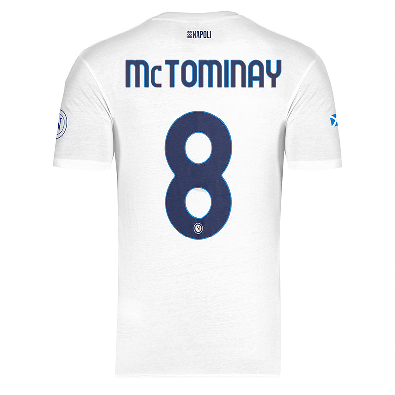 SSC Napoli White Scott McTominay T-Shirt