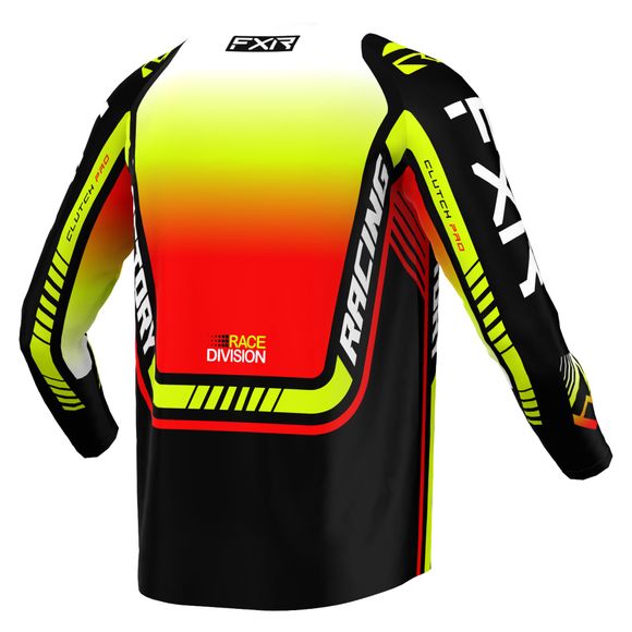 FXR CLUTCH PRO 2023 cross jersey - Black / MulticolorRef: FXR0388