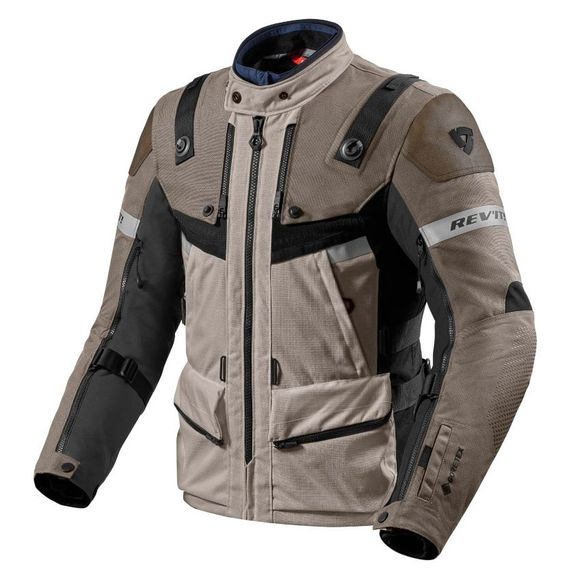 Motorcycle jacket Rev it Defender 3 Gore -Tex® - Beige / BlackRef: Ri1159-C46905