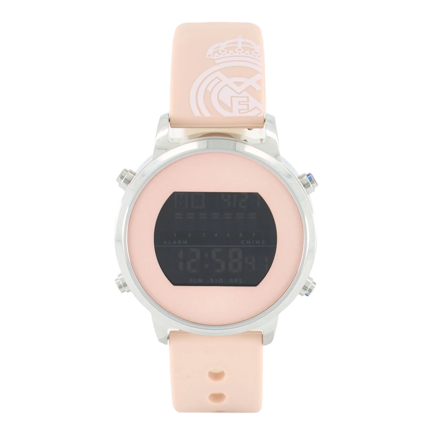 Small Digital Watch Silicone Strap Pink