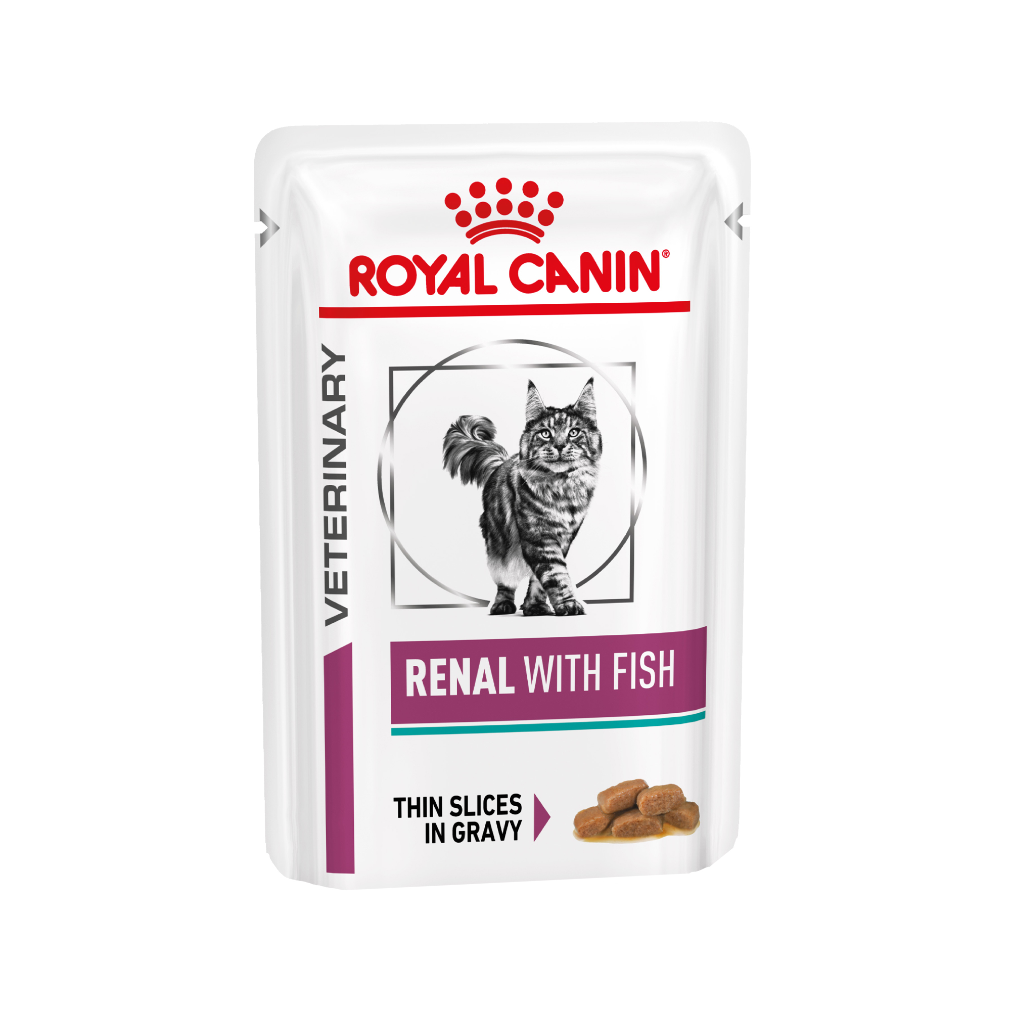Royal Canin Renal Feline - Cat - with Beef 12 x 85g Pouches
