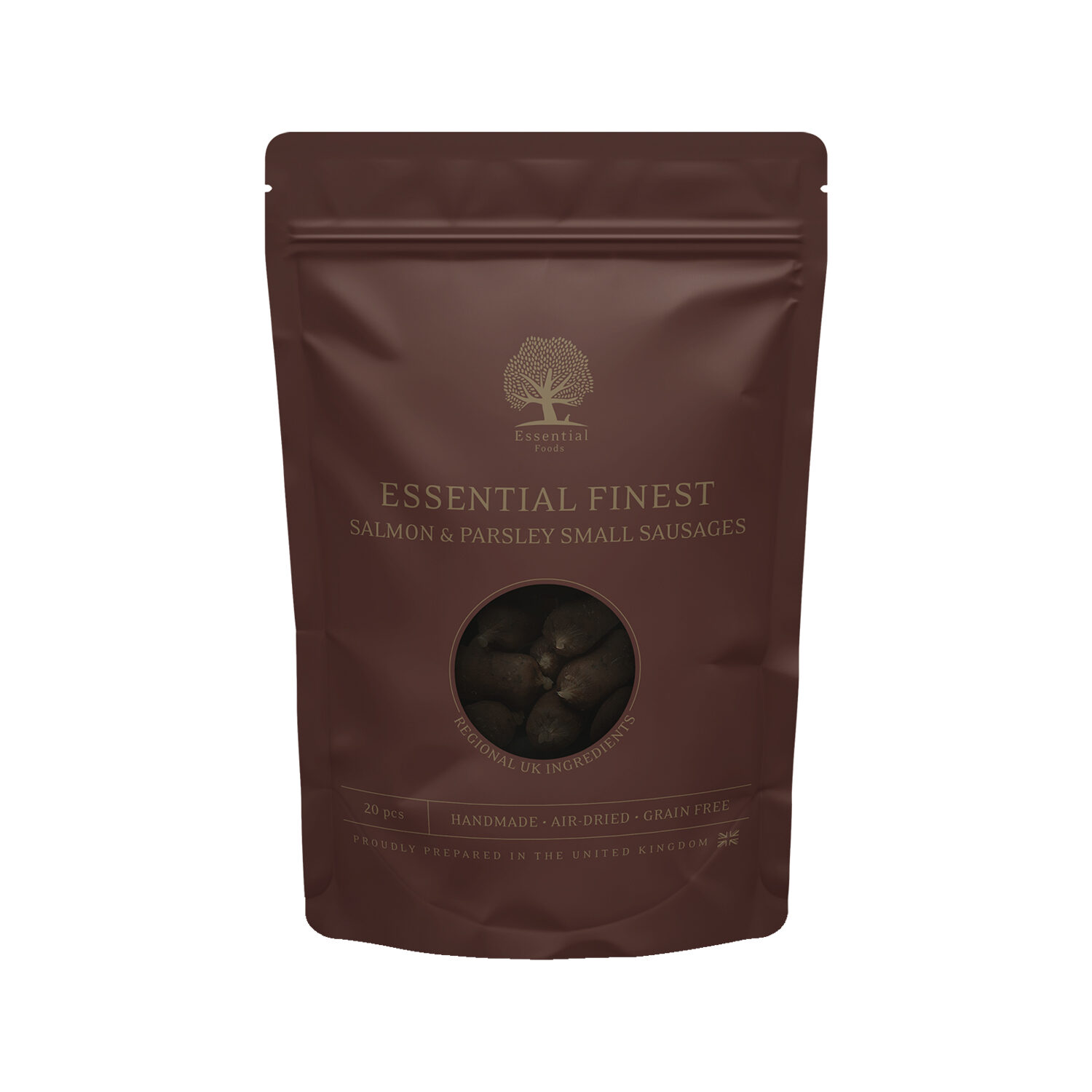 Essential Foods - Salmon & Parsley Sausages - 20 pieces