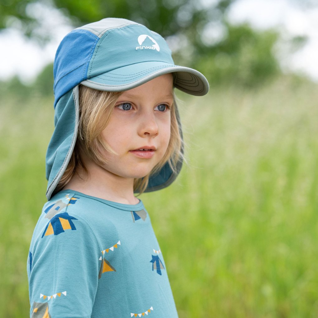 Finkid LAKKI MOVE Summer Cap Kids - beet red mix