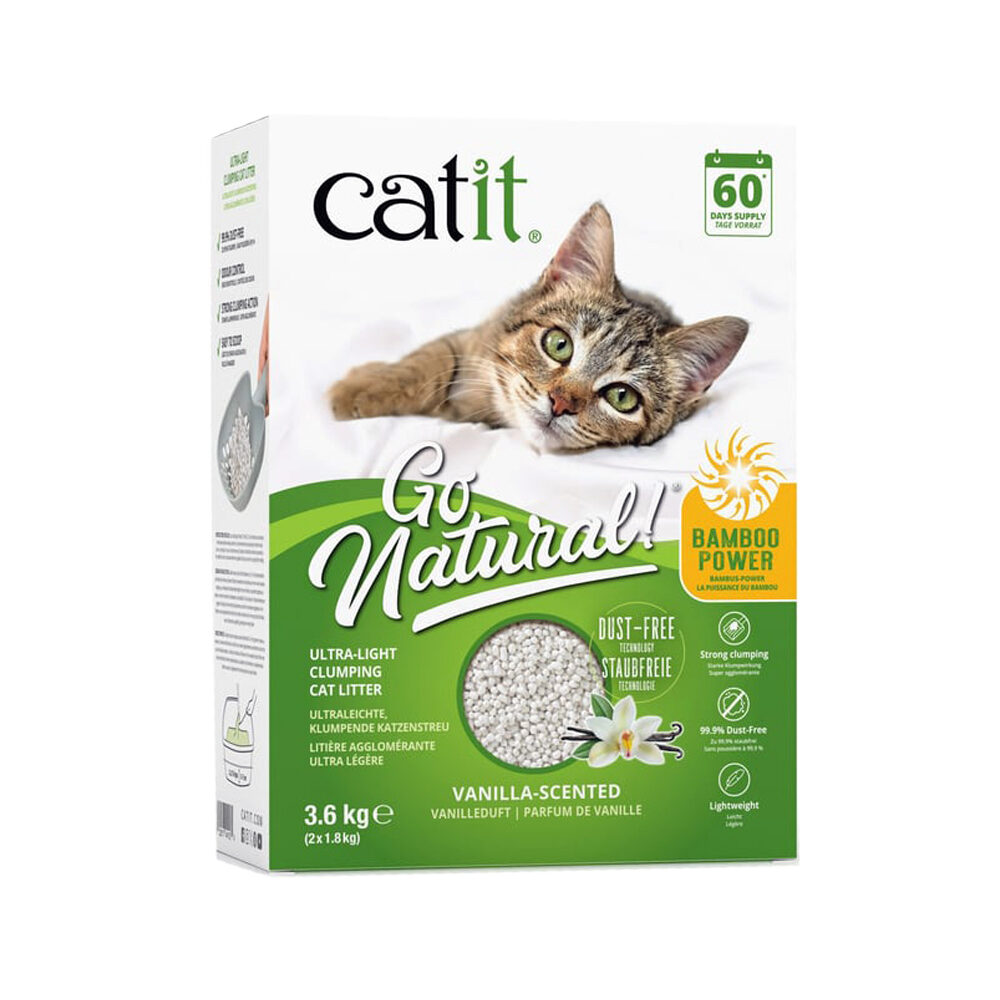 Catit Go Natural Cat Litter Bamboo - 3,6 kg