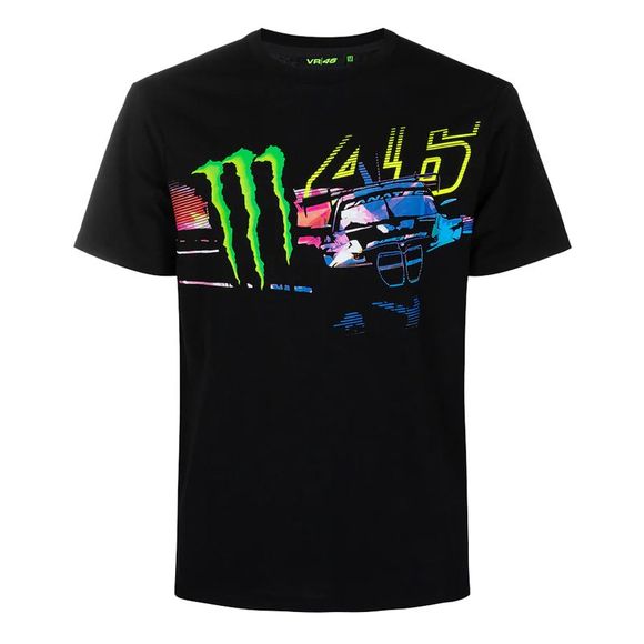 T-Shirt manches courtes VR 46 MONSTER 46 - NoirRef : VR0784