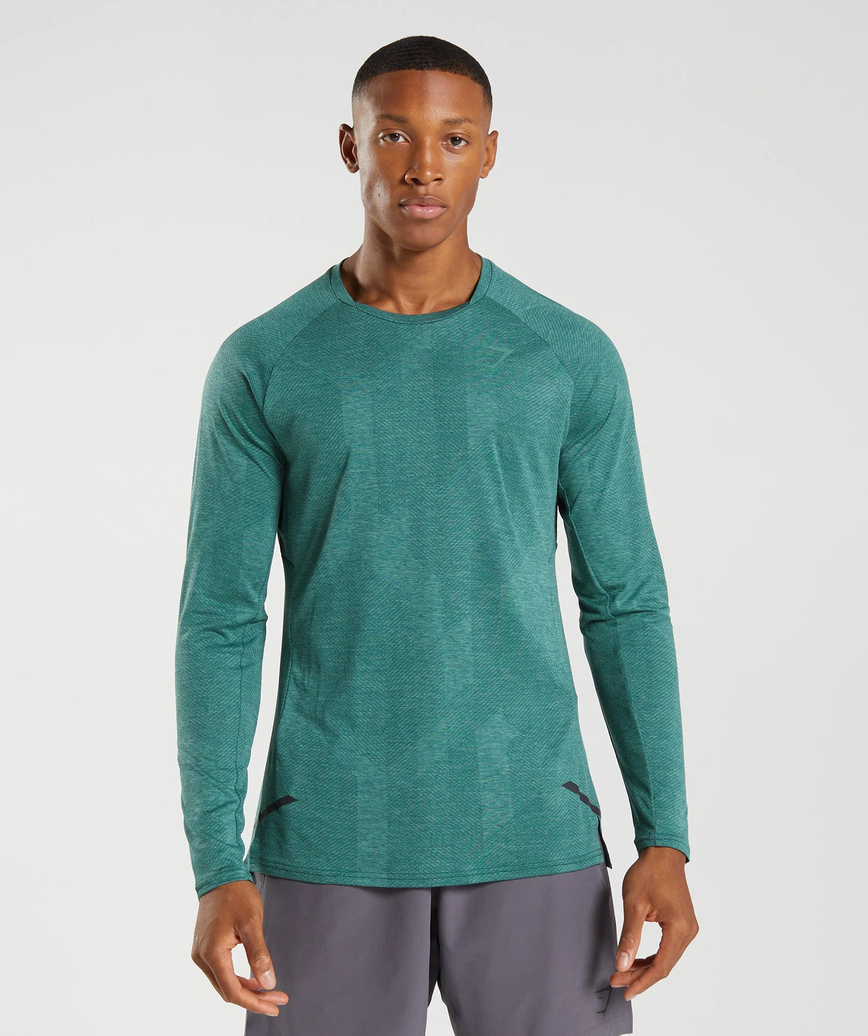 Apex Long Sleeve T-Shirt Woodland Green/Hoya Green