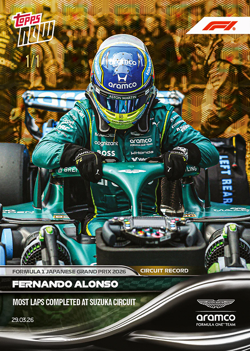 Fernando Alonso - 2026 Formula 1® Topps NOW® - Card 23 - PR: 2361