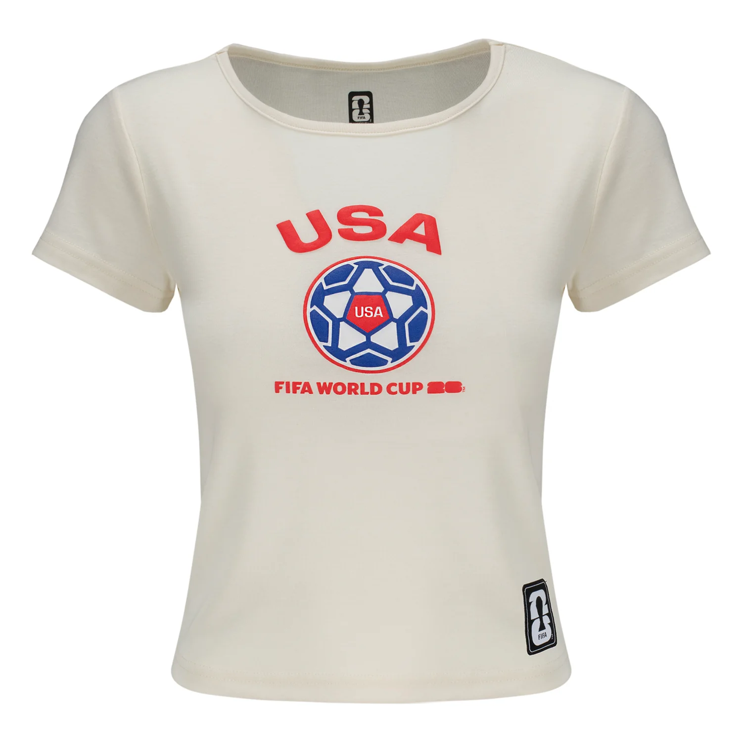 2026 Soccer Fan Collection USA Crop T-Shirt - Women's