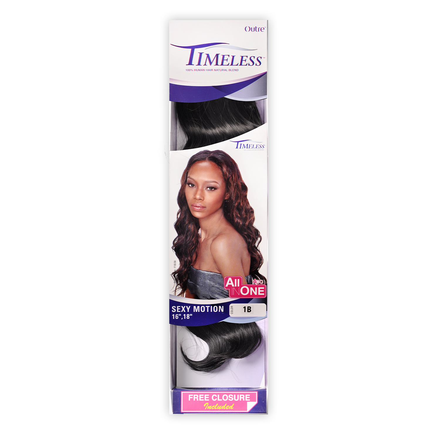 Outre Human Hair Blend Weave Timeless All In One Sexy Motion 16