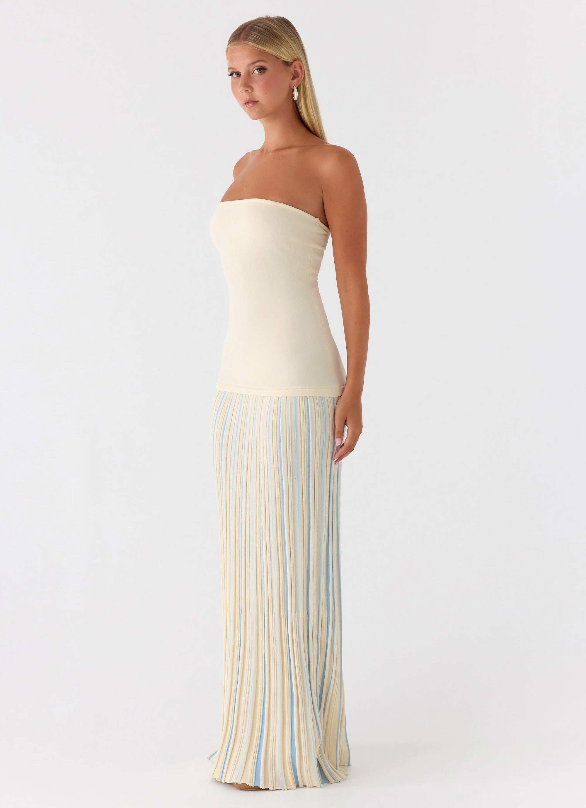 Otillie Knit Maxi Dress - Yellow