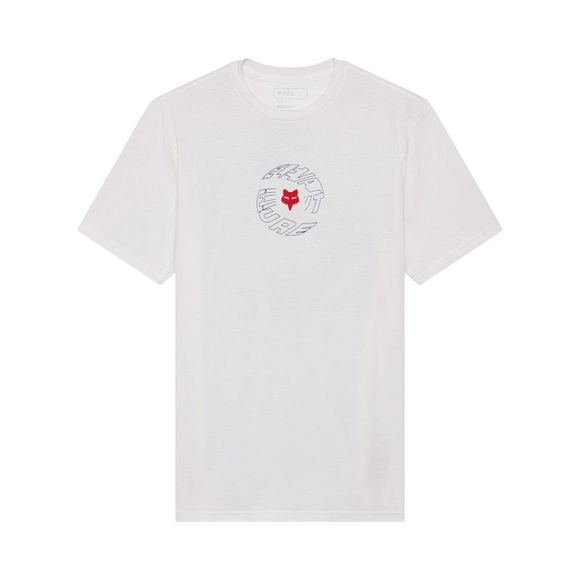 T -shirt short sleeves Fox Spiral Prem - WhiteRef: FX5384