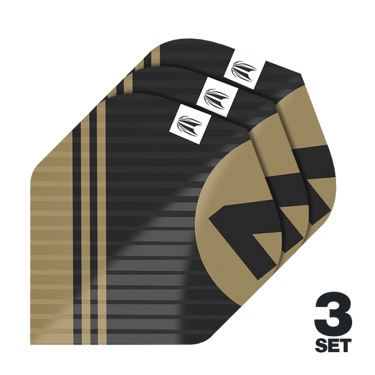 Target Pro Ultra Chicane Black No2 Standard Flights - 3 Sets