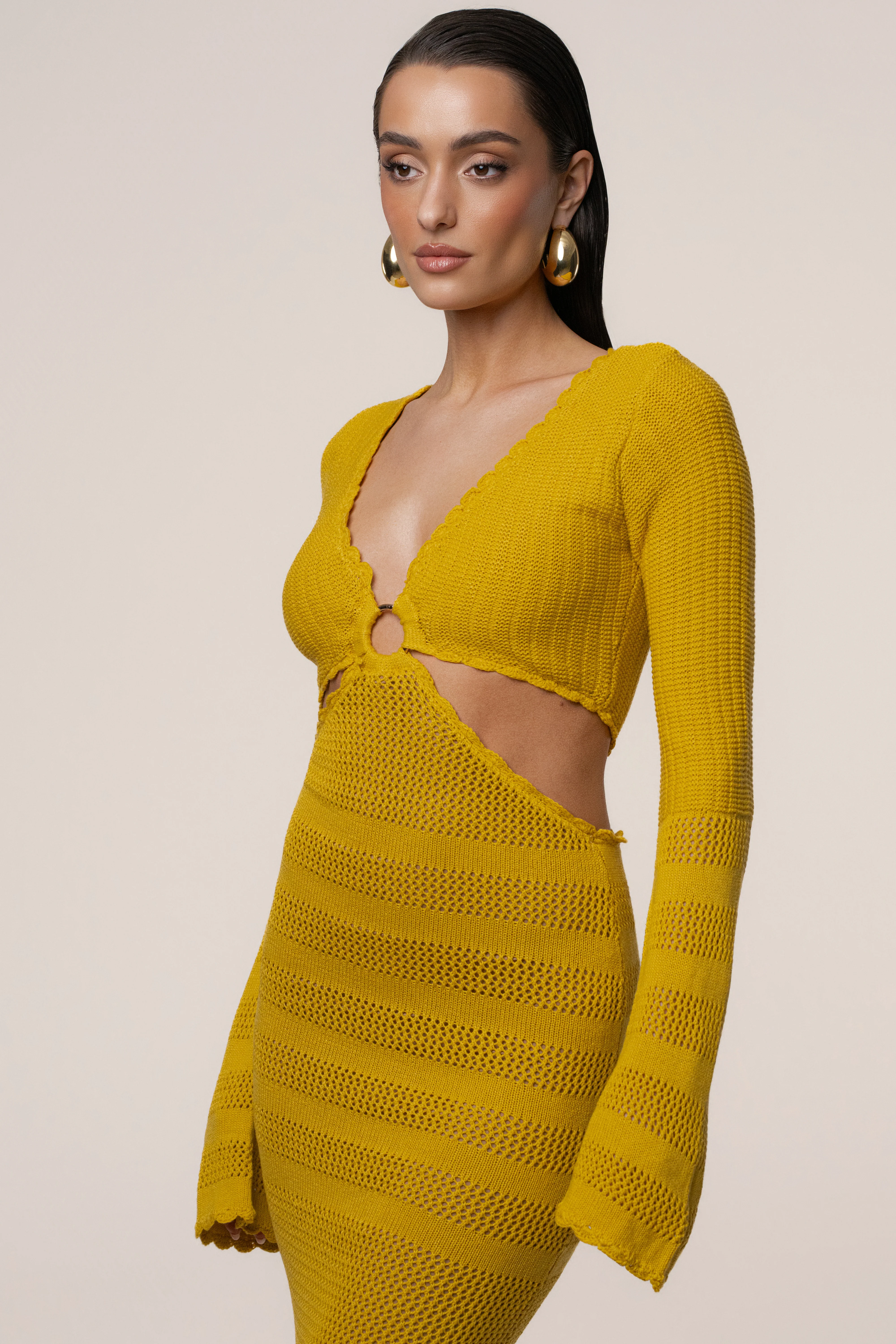 Yellow Blossom Haven Maxi Dress