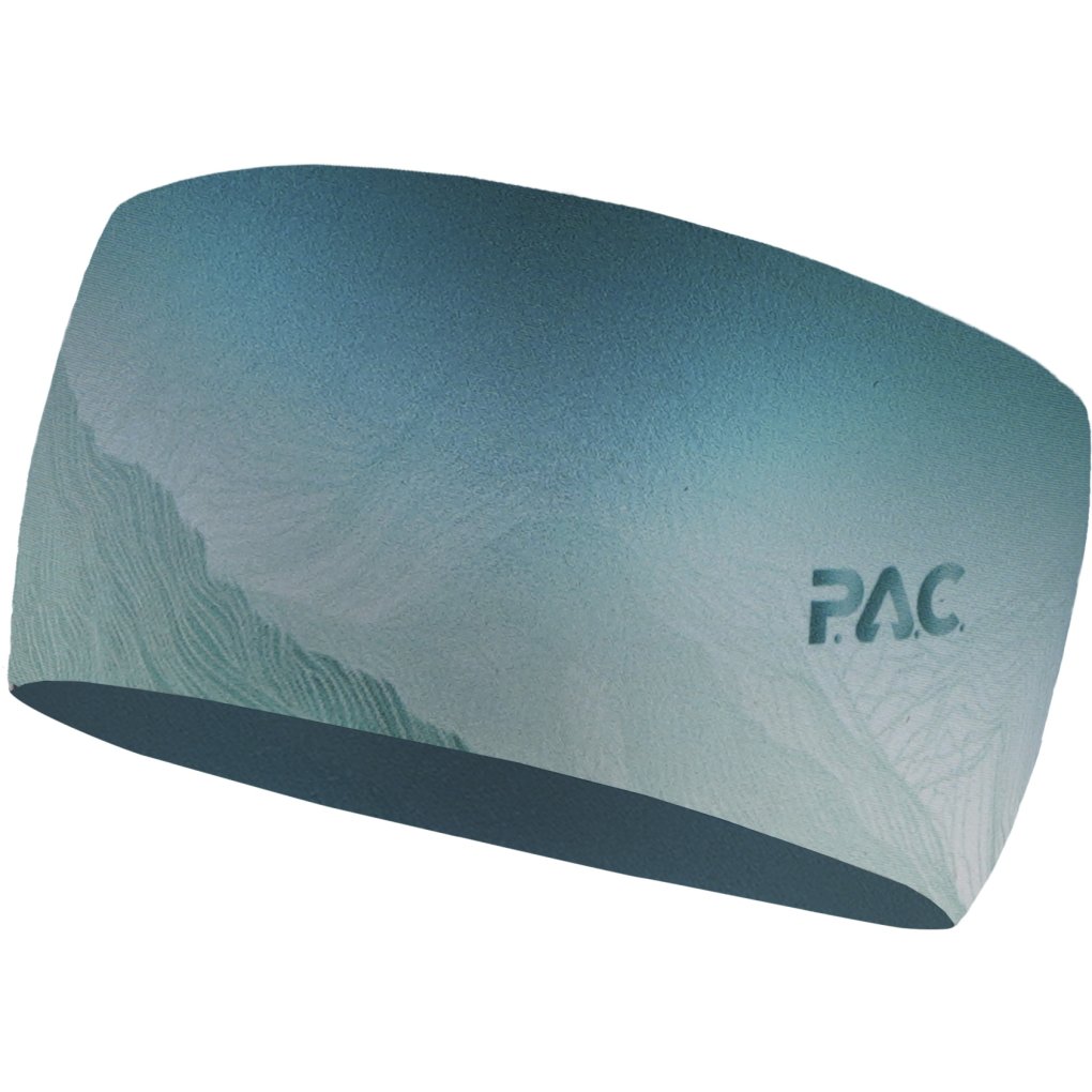 P.A.C. Original Recycled Seamless Headband - Tuqoise Mountains