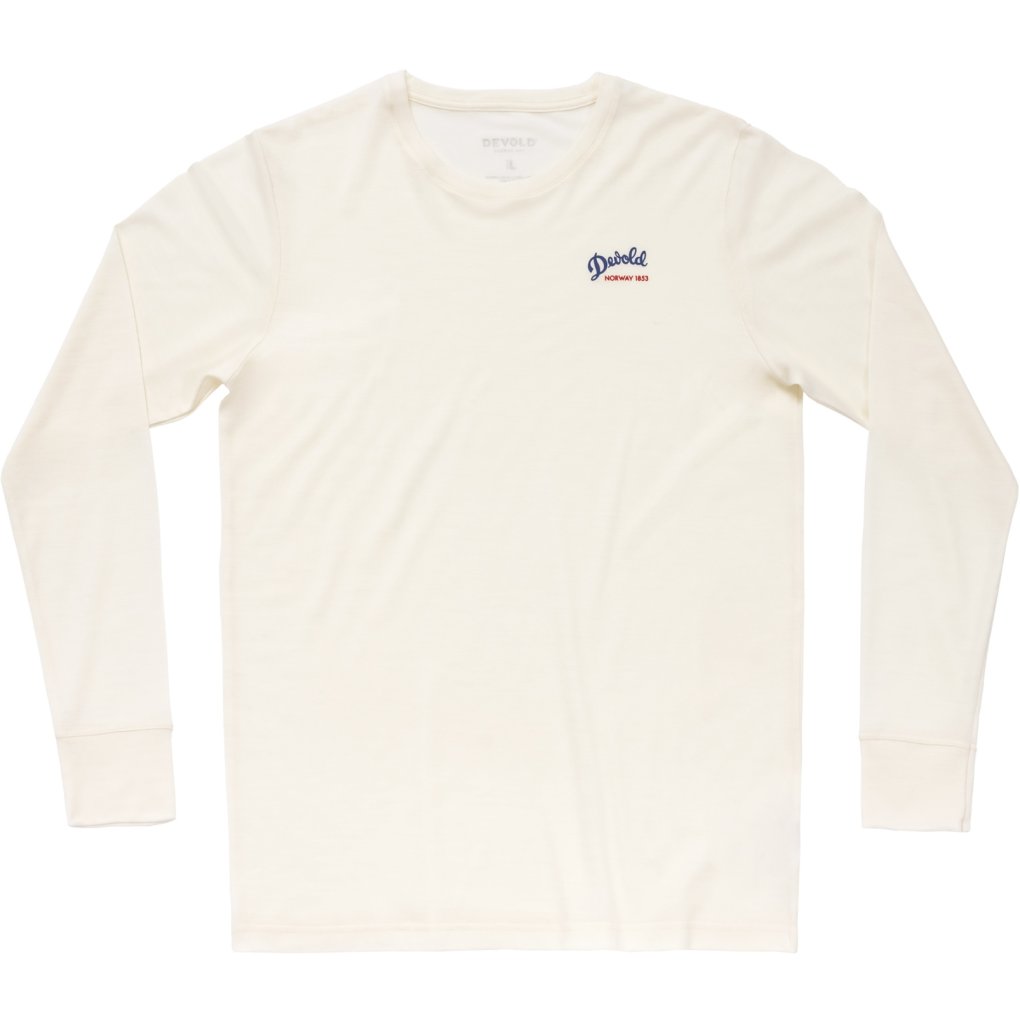 Devold Classic Script Longsleeve Shirt Men - 001A White