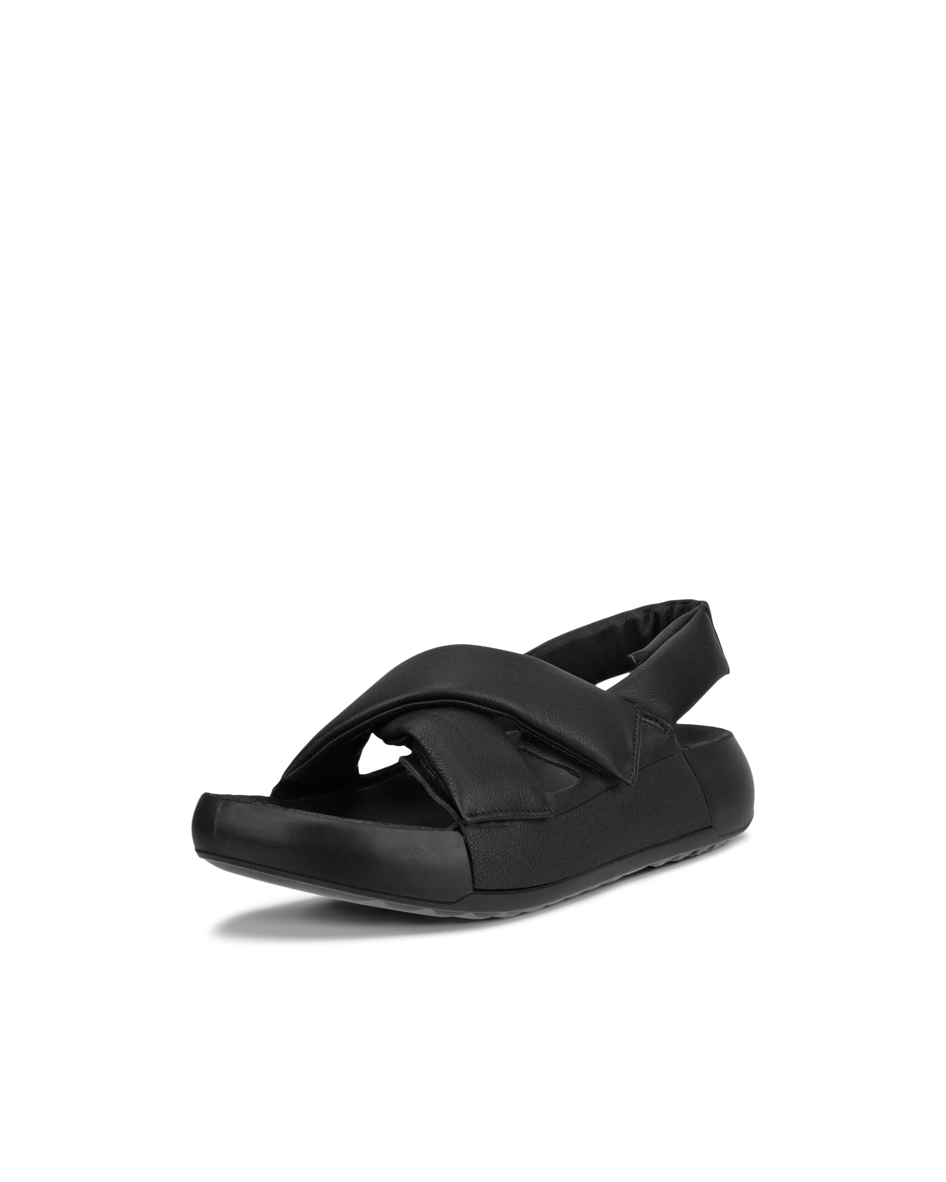 ECCO COZMO PF W Damen Ledersandale Schwarz