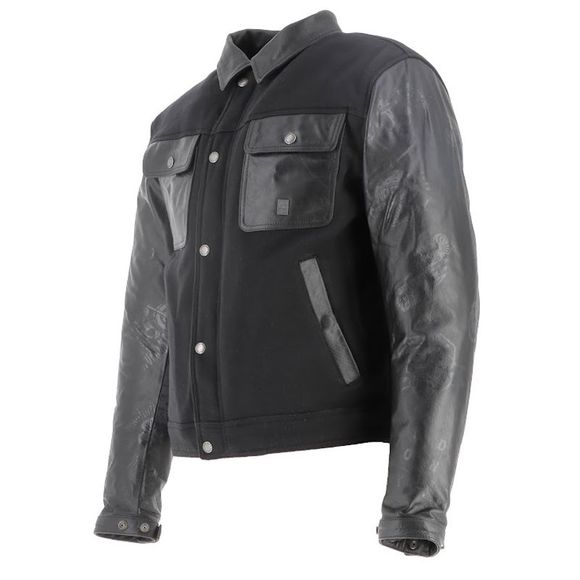 Blouson Moto Helstons KANSAS - Noir / NoirRef : HS1024