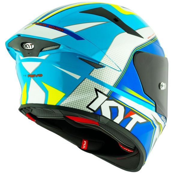 Full helmet KYT TT -REVO Grand Prix - White / BlueRef: KYT0171