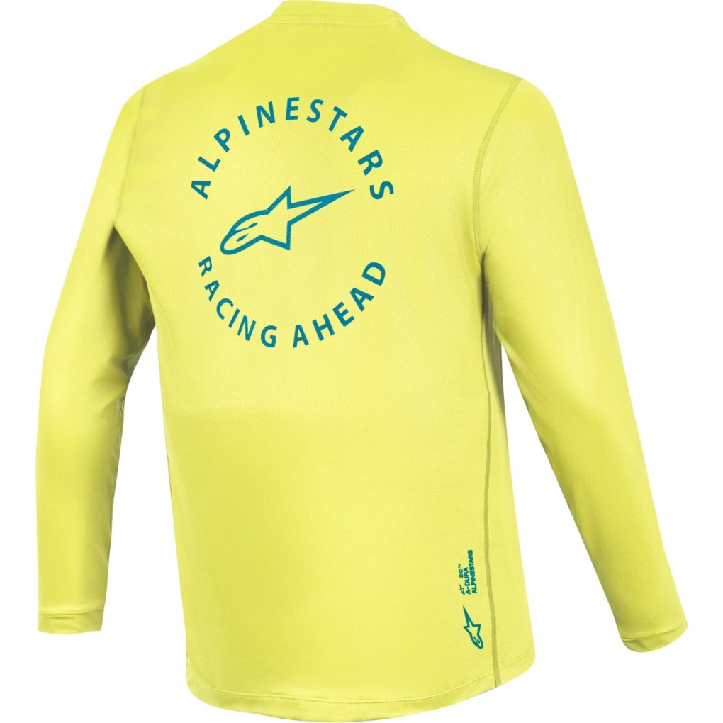 Alpinestars A-Dura Air Long Sleeve Jersey Men - yellow fluo