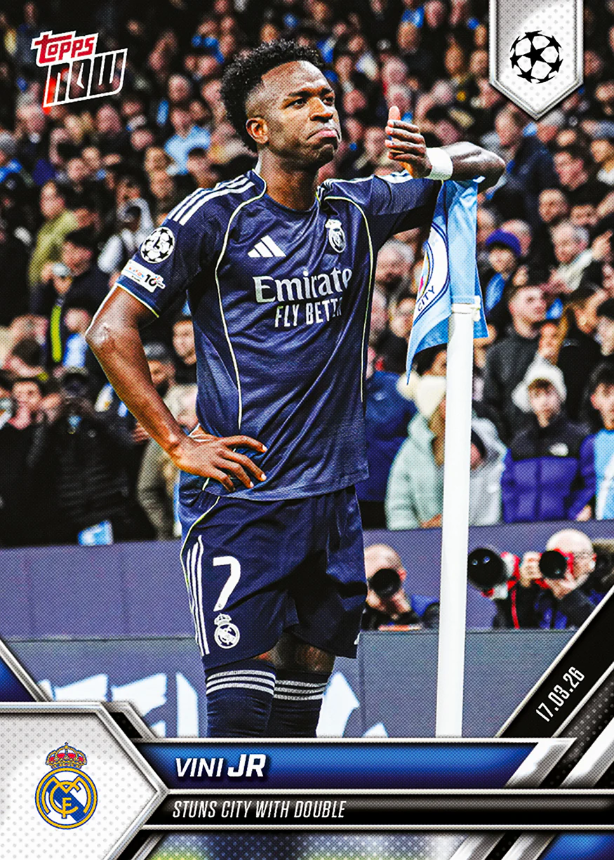 Vini Jr - 2025-26 UCL Topps NOW® - Card 107 - PR: 799