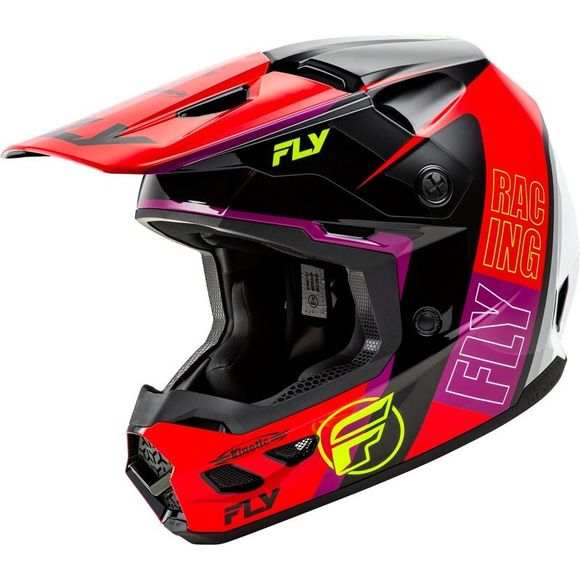 Cross Fly Kinetic Rally 2025 - Black / Red helmetRef: FL1524