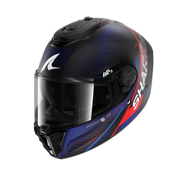Shark SPARTAN RS SPEED-TECH Full Face Helmet - Black / BlueRef: SH1877