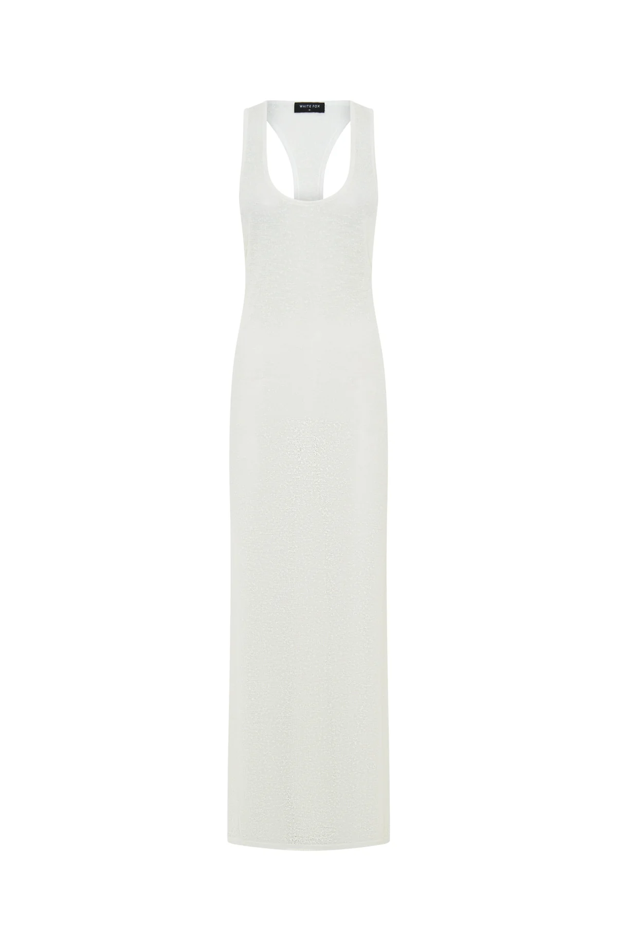 Tropic Waters Knit Maxi Dress White