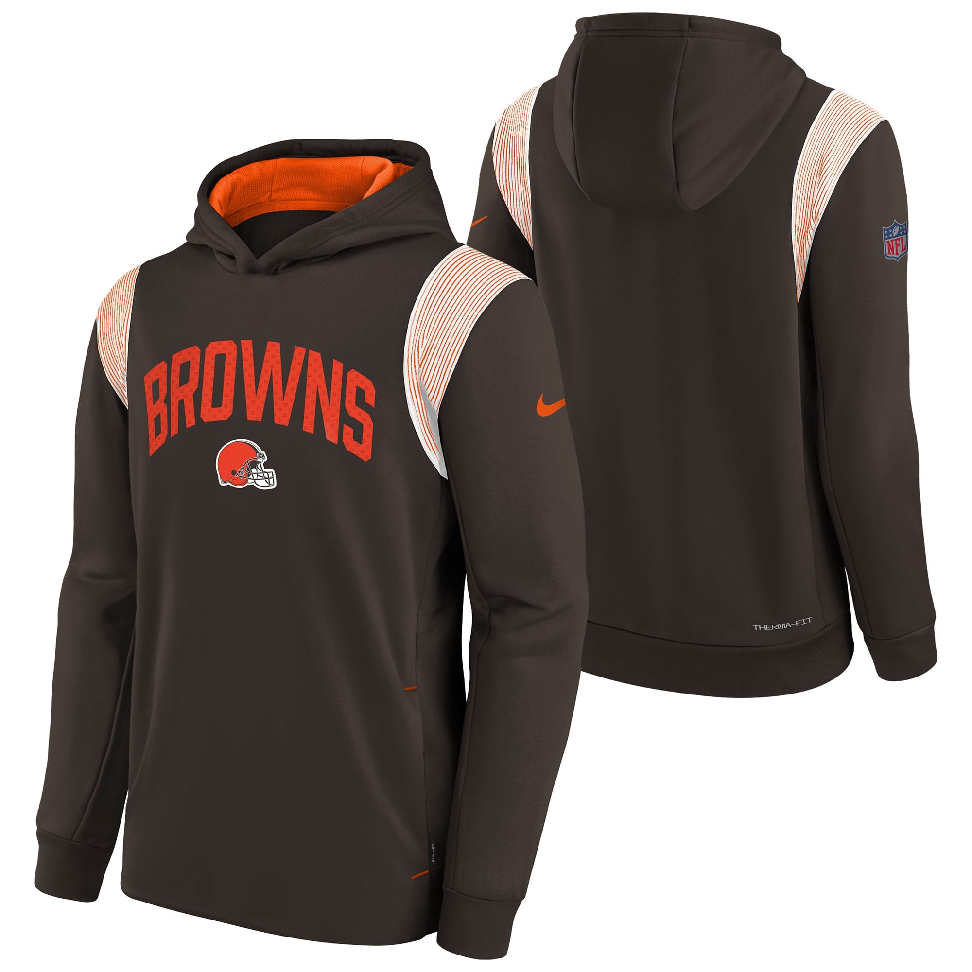 Cleveland Browns 2022 NFL On-Field Sideline Therma Hoodie (YOUTH)