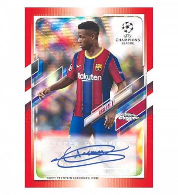 Topps Champions League CHROME Soccer 2020/21 - Hobby Box
