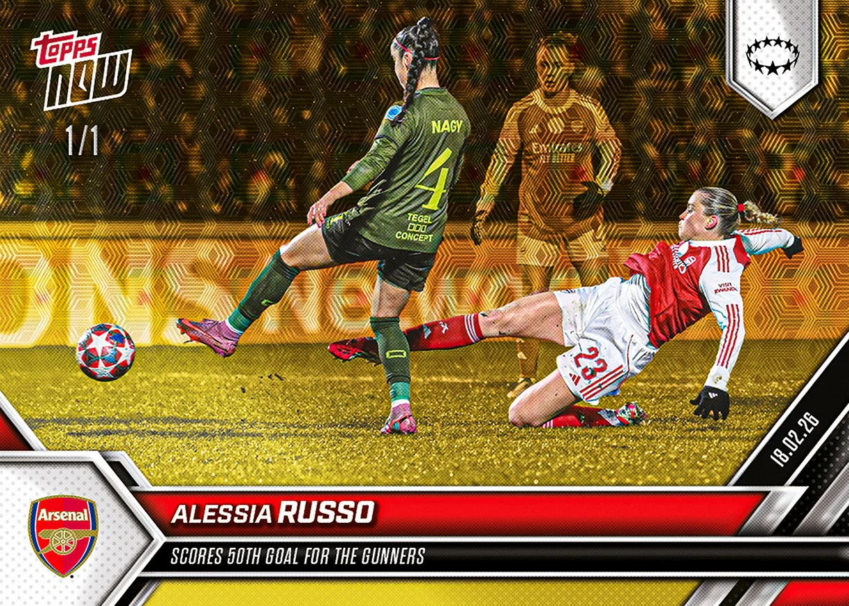 Alessia Russo - 2025-26 UWCL Topps NOW® - Card 20