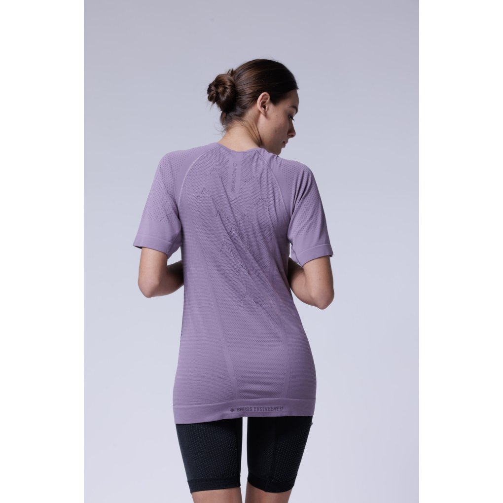 X-Bionic Xceed Run Shortsleeve Shirt Women - dusty lavender/lavender night