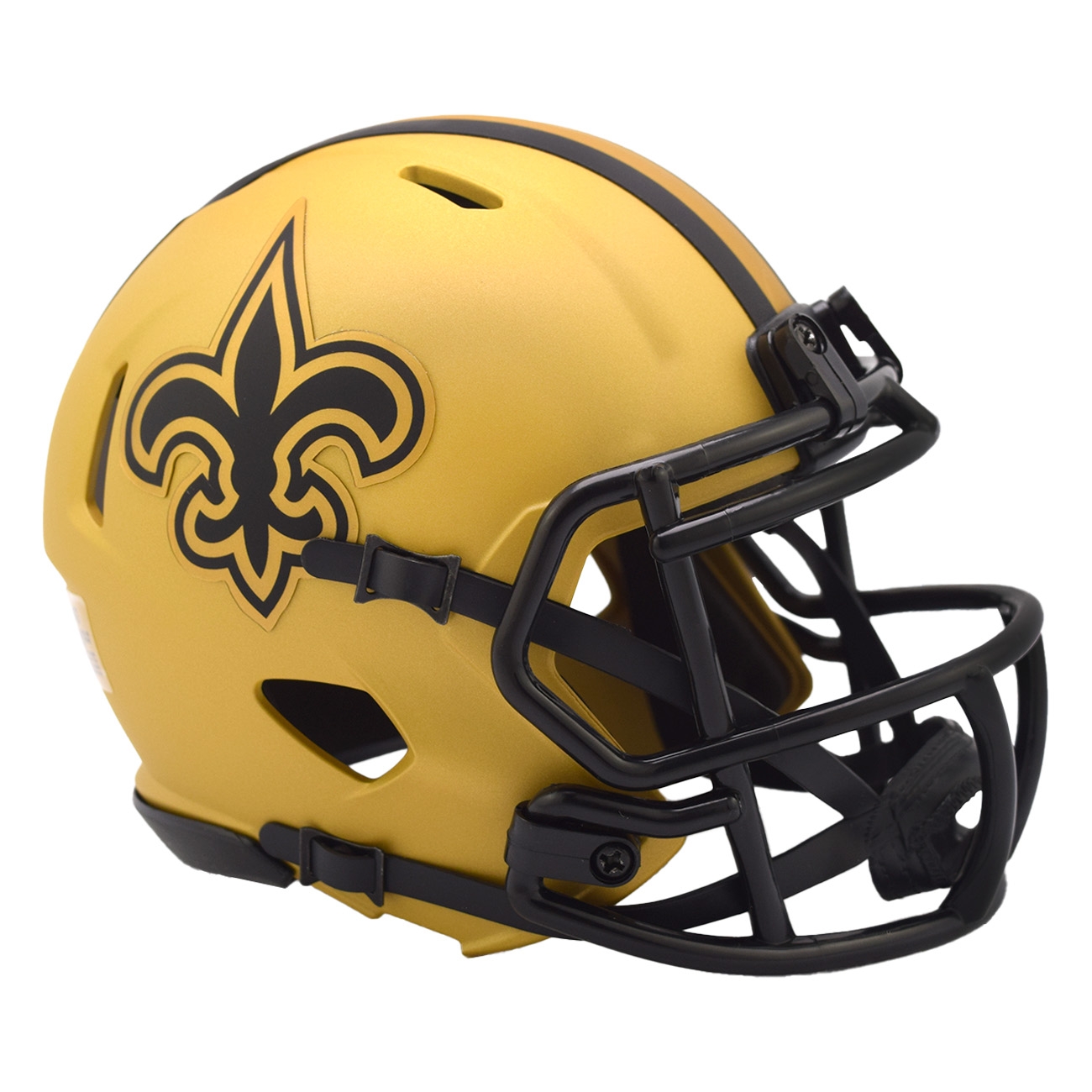 New Orleans Saints Rave Alternate NFL Speed Mini Helmet Gold