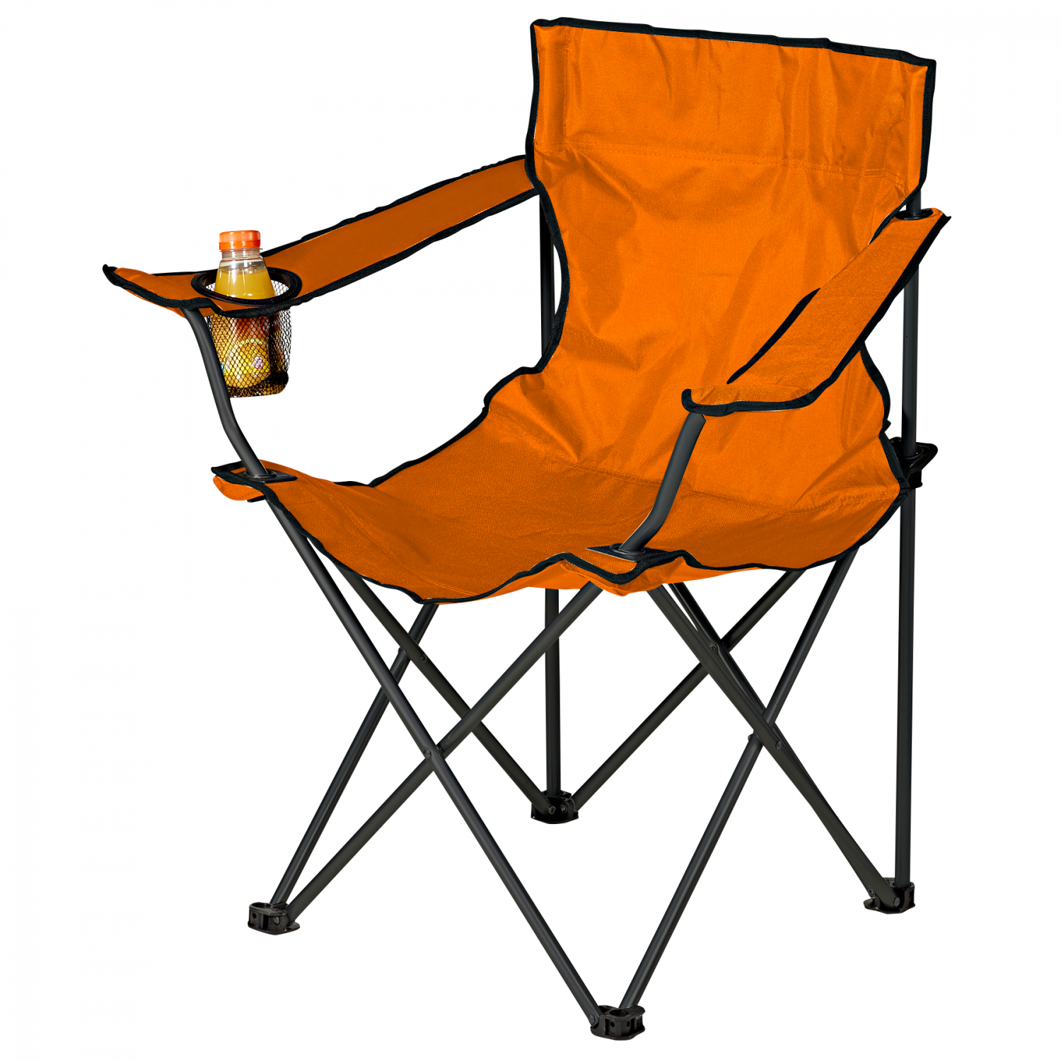Folding chair with backrest