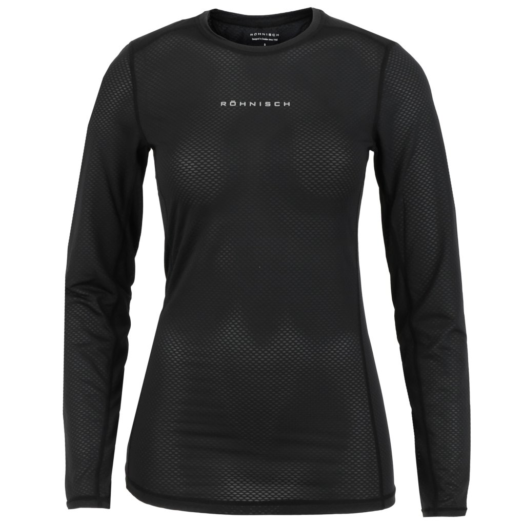 Röhnisch Structure Block Long Sleeve Shirt Women - Black