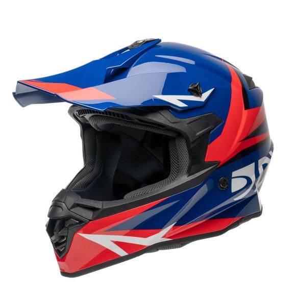Casque cross DXR ARGESS SCRUB 2026 - Rouge / BleuRef : POV0089