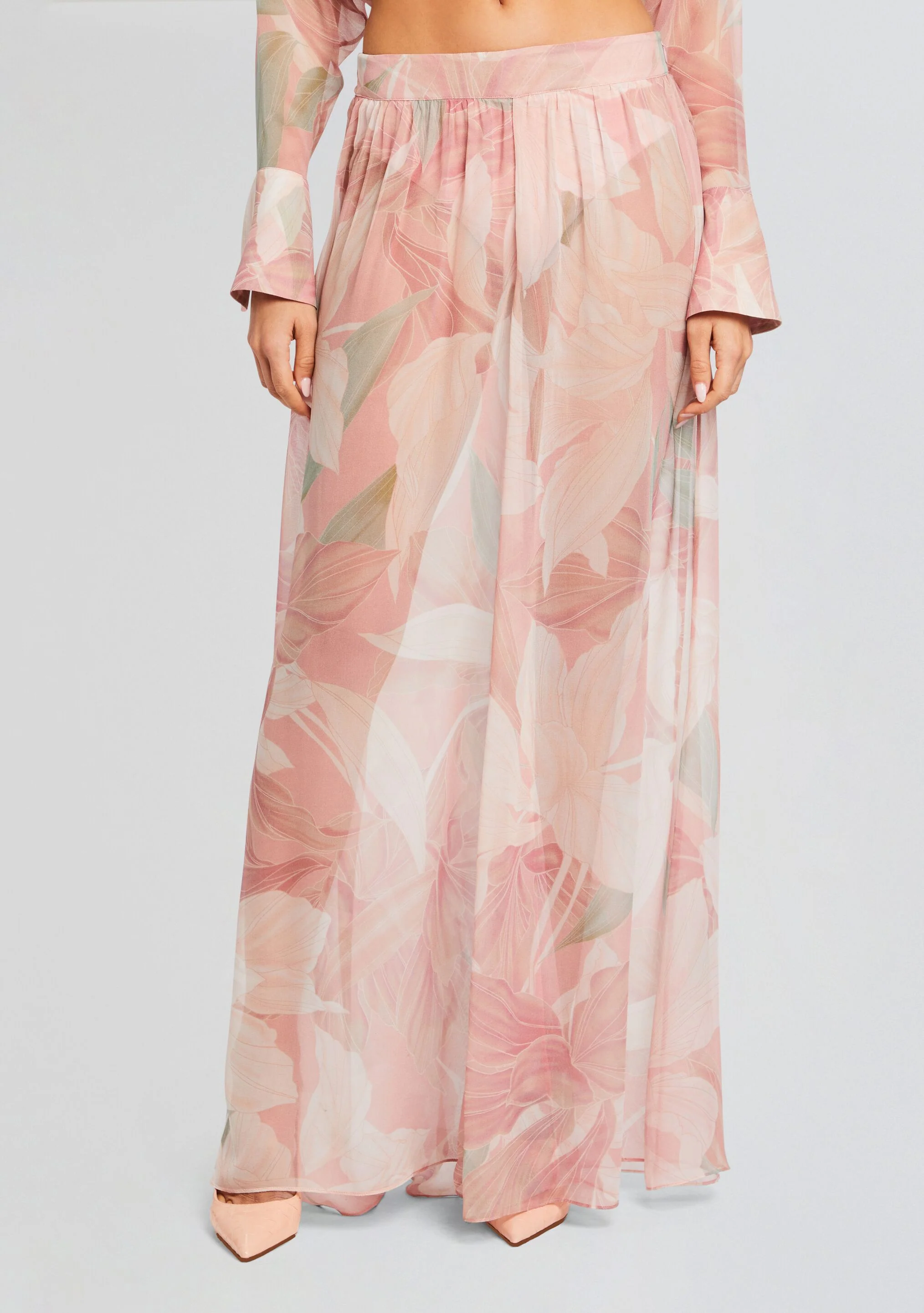 Zeca Silk Chiffon Pant