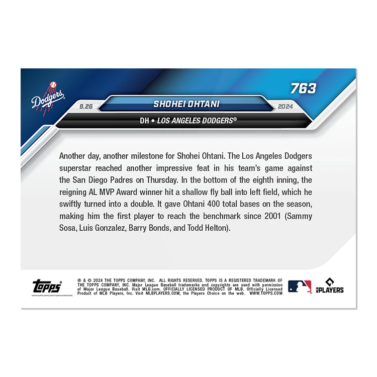 Shohei Ohtani - 2024 MLB Topps NOW® Card 763